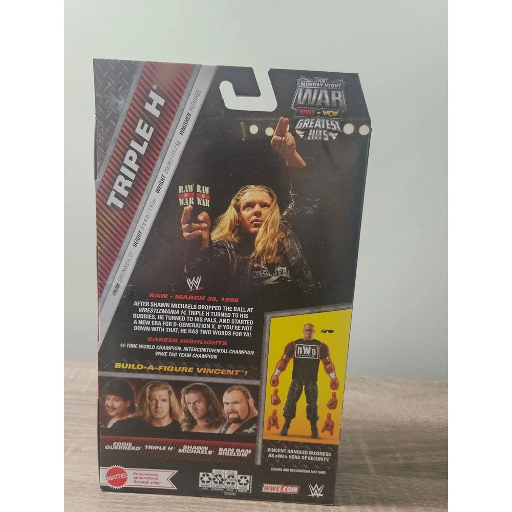 WWE Elite Triple H Monday Night War Greatest Hits DX Action Figure Mattel HVJ12